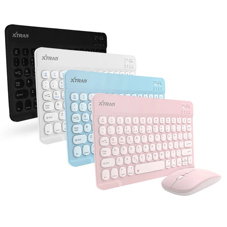 Kit Teclado E Mouse Bluetooth Ultrafino Conexão Direta